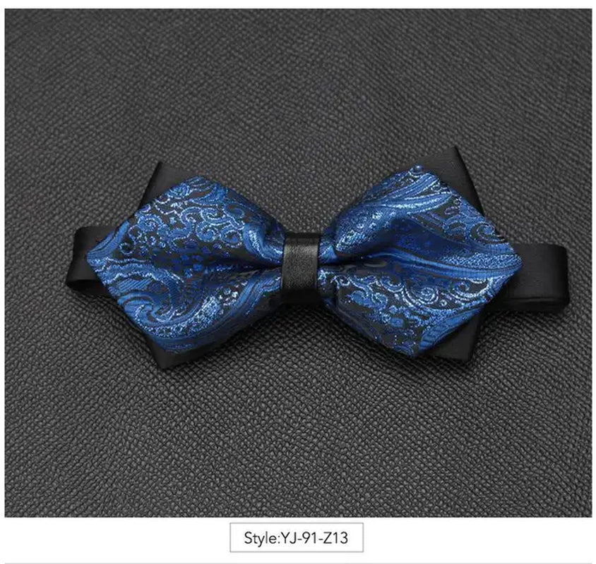 Men Bowtie Newest Butterfly Knot Mens Accessories Luxurious Bow Tie Black Cravat Formal Commercial Suit Wedding Ceremony Ties