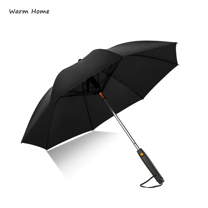 Creative Summer Umbrella with Fan and Mist Spray Long Handle Sunny Rainy Uv-Proof Umbrella for Men Women Parasol Outdoor Beach