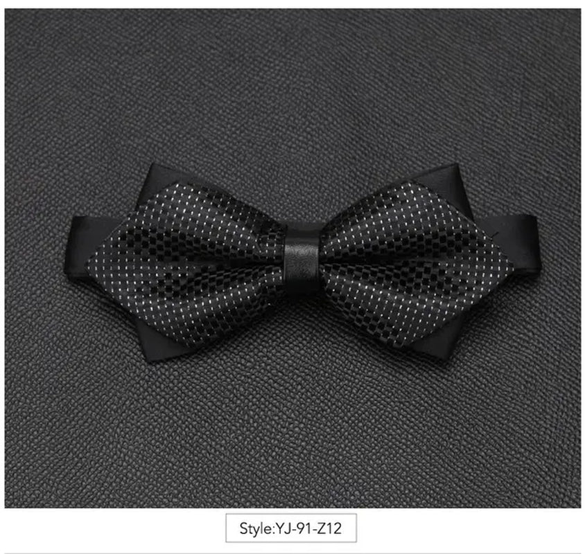 Men Bowtie Newest Butterfly Knot Mens Accessories Luxurious Bow Tie Black Cravat Formal Commercial Suit Wedding Ceremony Ties