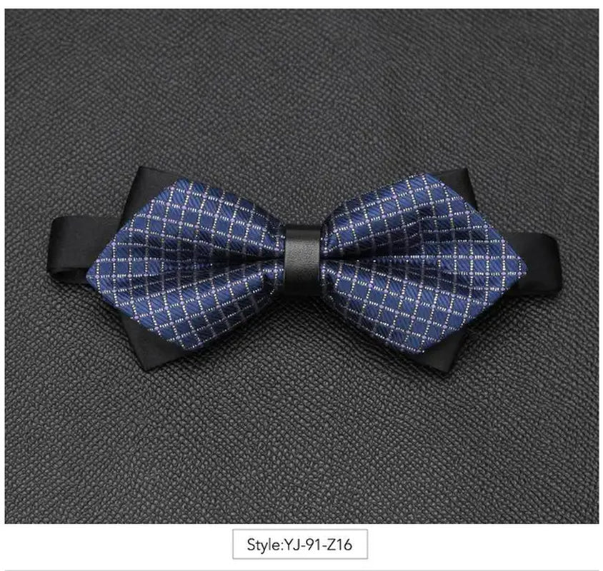 Men Bowtie Newest Butterfly Knot Mens Accessories Luxurious Bow Tie Black Cravat Formal Commercial Suit Wedding Ceremony Ties