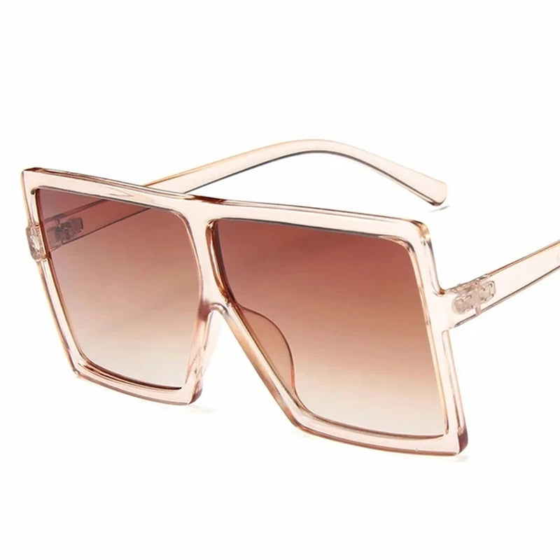 Sunglasses Square Women Sun Glasses Female Eyewear Eyeglasses Plastic Frame Clear Lens UV400 Shade Fashion Driving New